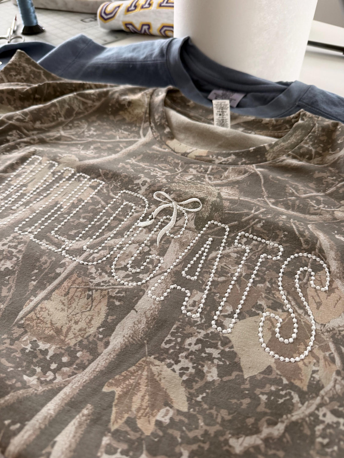 Custom Team T shirt . Cleveland embroidered top . Spirit day shirt