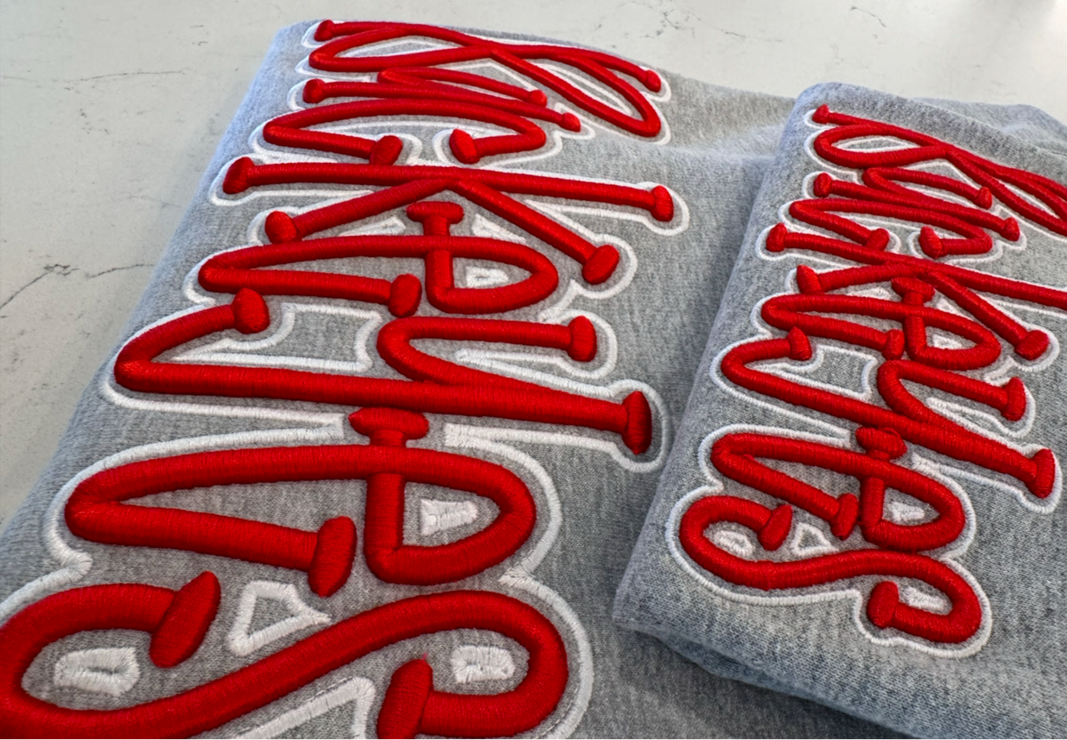TEAM 3D Puff Embroidered Crewneck