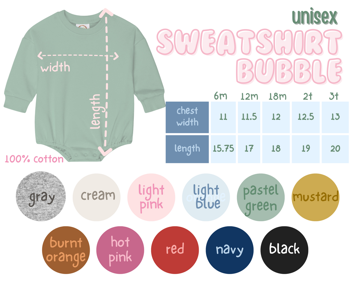 Christmas Sweatshirt Bubble