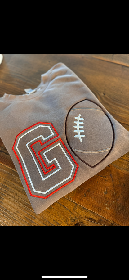 GO. Football Crewneck.