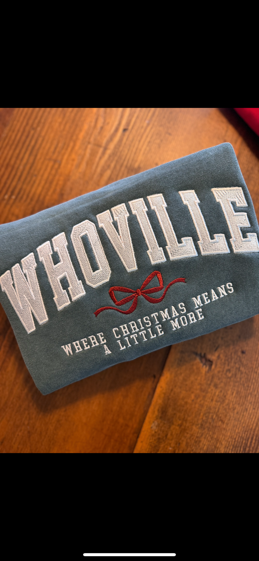 Whoville Crewneck. Comfort Colors Brand
