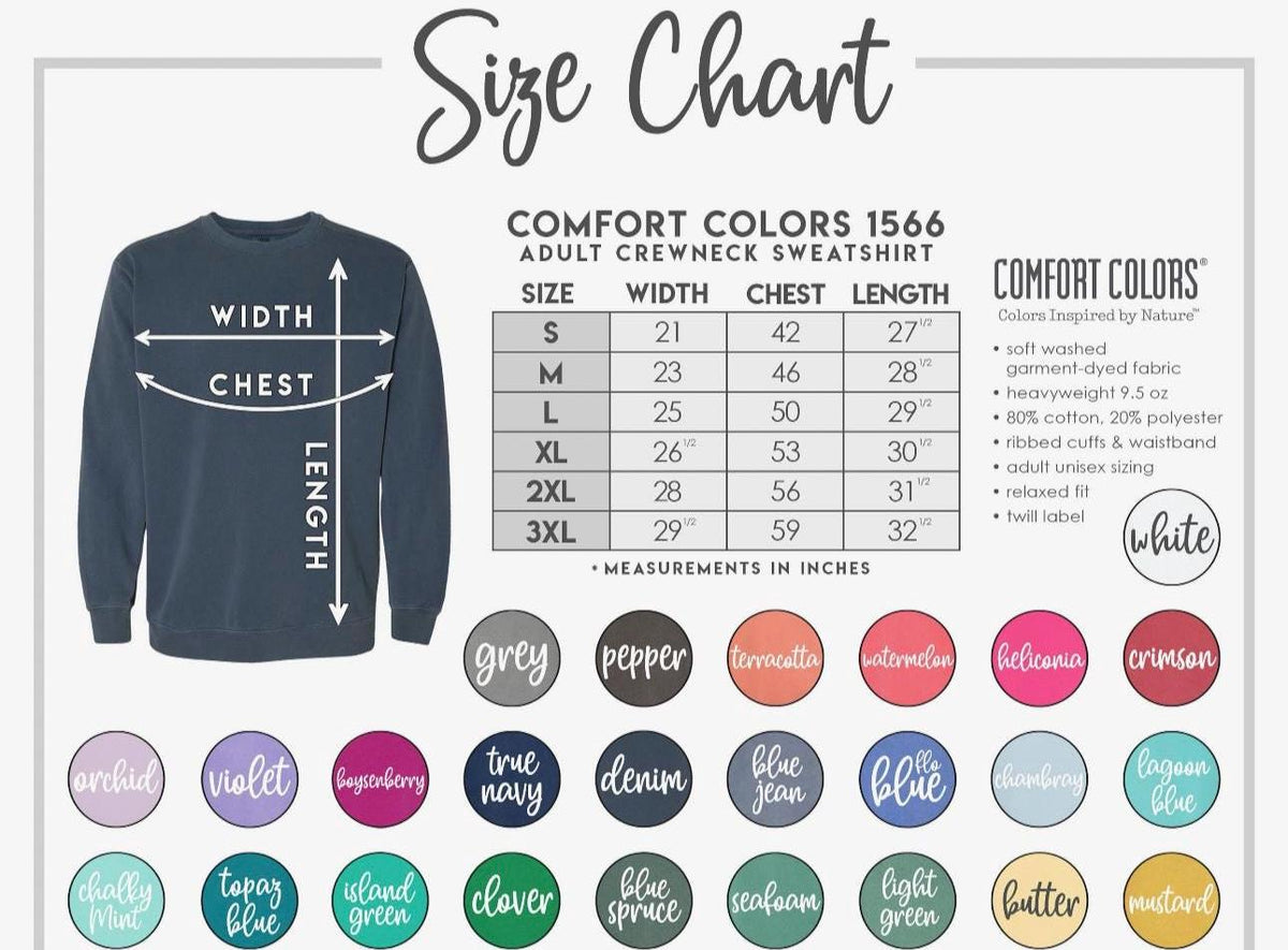 Thankful Mama Embroidered Sweatshirt – Comfort Colors Fall Crewneck