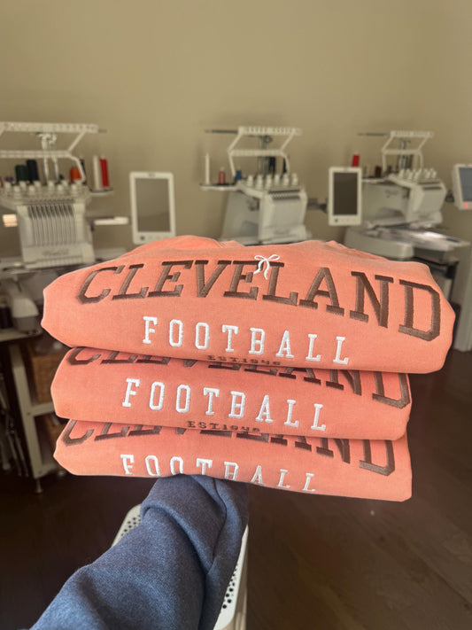 Custom Cleveland Football Sweatshirt