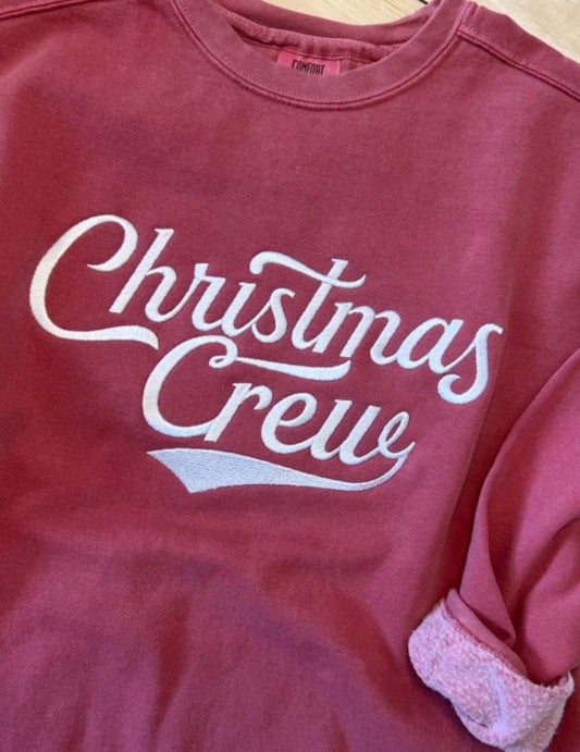 Christmas Crew Sweatshirt | Comfort Colors Holiday Pullover | Festive Christmas Graphic Crewneck | Cozy Winter Outfit