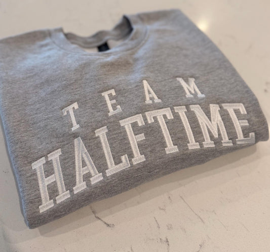 Custom Team Sweatshirt • Varsity Letter Embroidered Hoodie • Group Sweatshirts • Matching Team Shirts • Team Halftime
