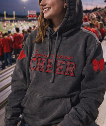 Custom Embroidered Cheer Hoodie