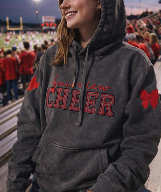Custom Embroidered Cheer Hoodie