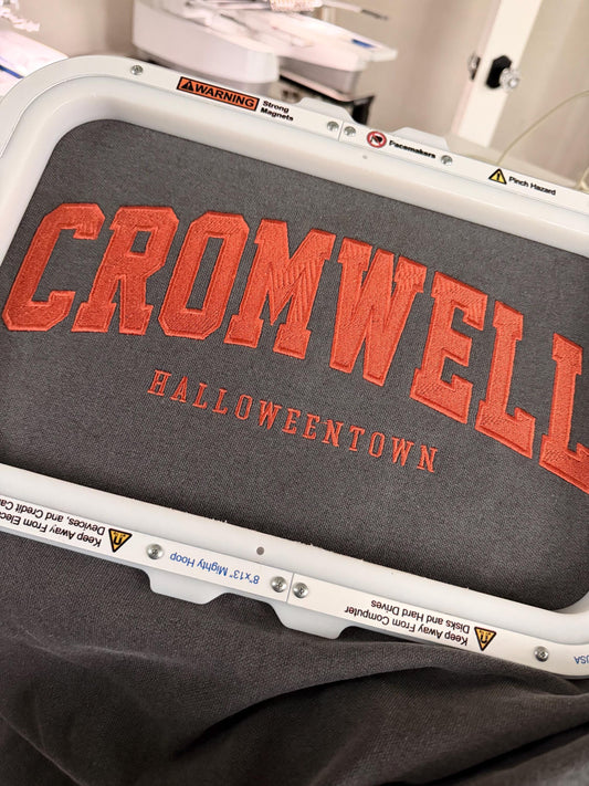 Cromwell Halloweentown Crewneck . Halloween Sweatshirt .