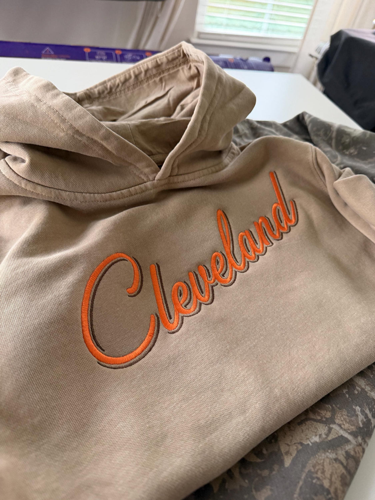 YOUTH Cleveland Sweatshirt . Embroidered . Custom Hoodie