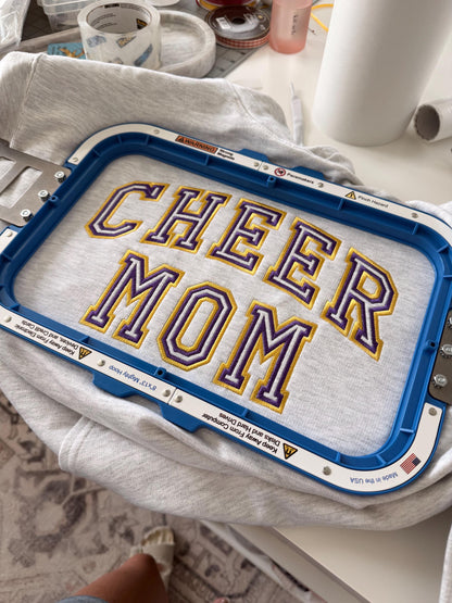 Customizable Spirit Day Hoodie . Cheer Sweatshirt . Cheer Mom