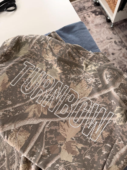 Custom Team T shirt . Cleveland embroidered top . Spirit day shirt