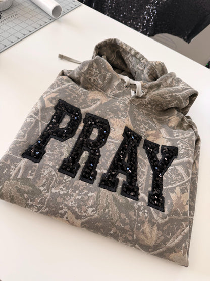PRAY sweatshirt . Christian Hoodie .