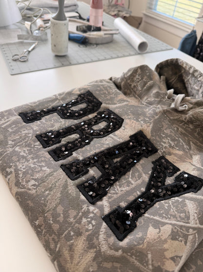 PRAY sweatshirt . Christian Hoodie .